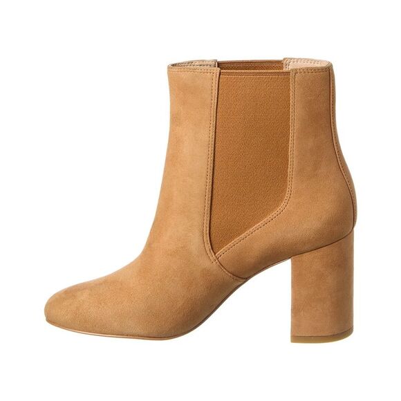 Stuart Weitzman Celina Suede Chelsea Boot, Brown - Picture 2 of 5